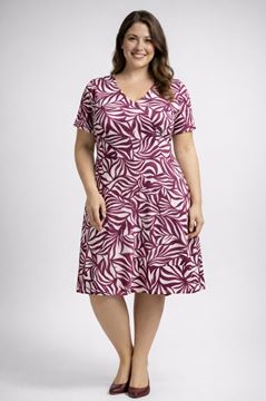 Picture of PRINTED DRESS STRETCH A LINE
